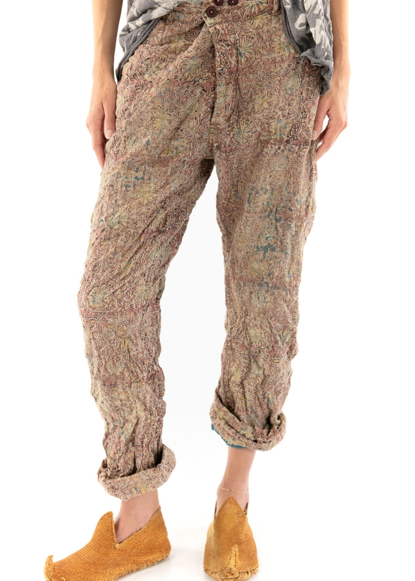 Magnolia Pearl Blockprint Roe Denims Dhara Pants 294