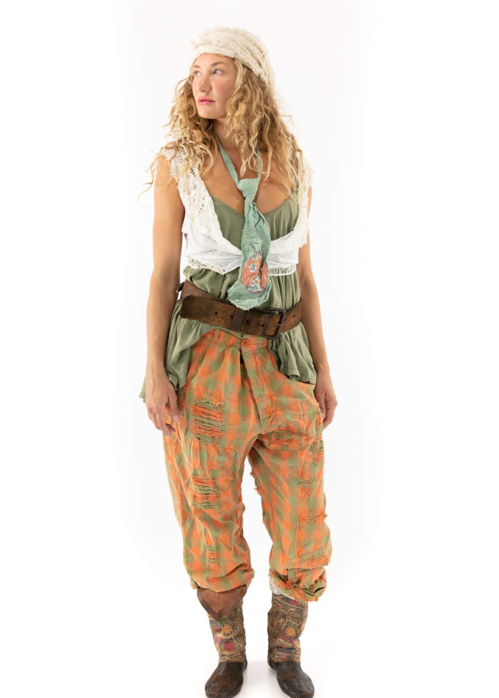 Magnolia Pearl Check Charmie Trousers Chaser Pants 311