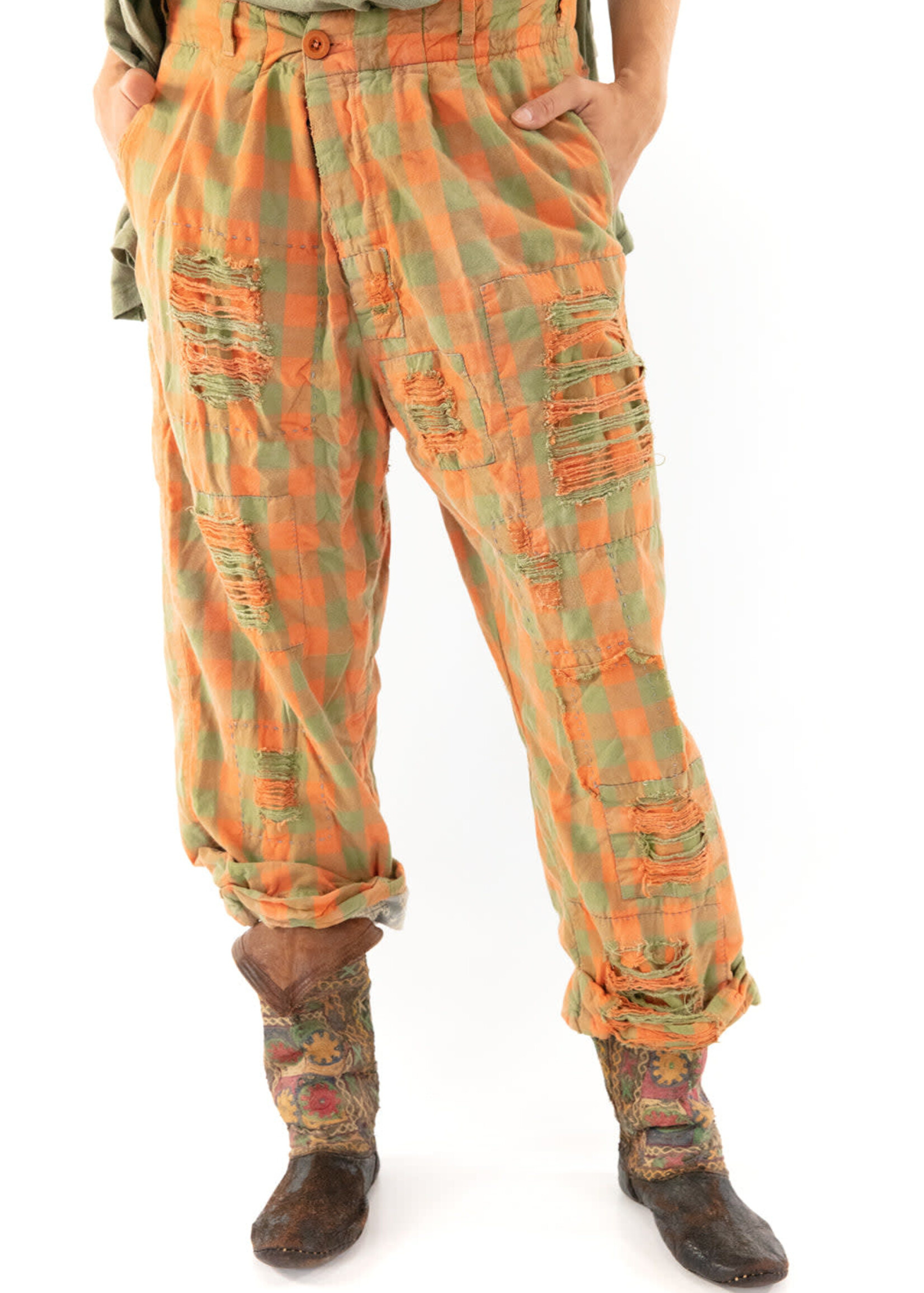 Magnolia Pearl Check Charmie Trousers Chaser Pants 311