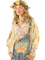 Magnolia Pearl Blockprint Tora Shirt Dandelion