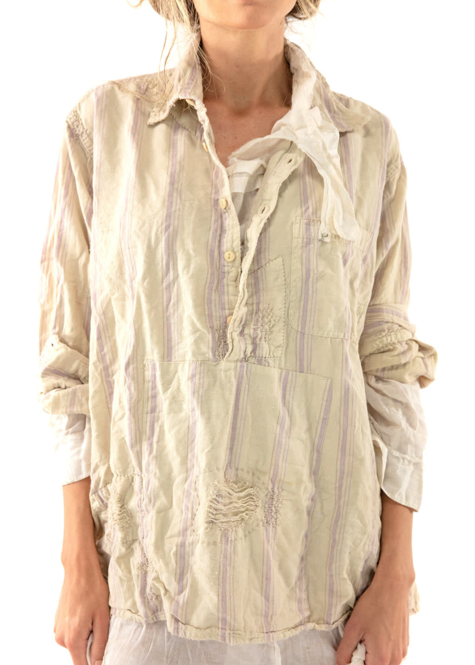 Magnolia Pearl Raya Shirt Lavinia Top 1149 One Size