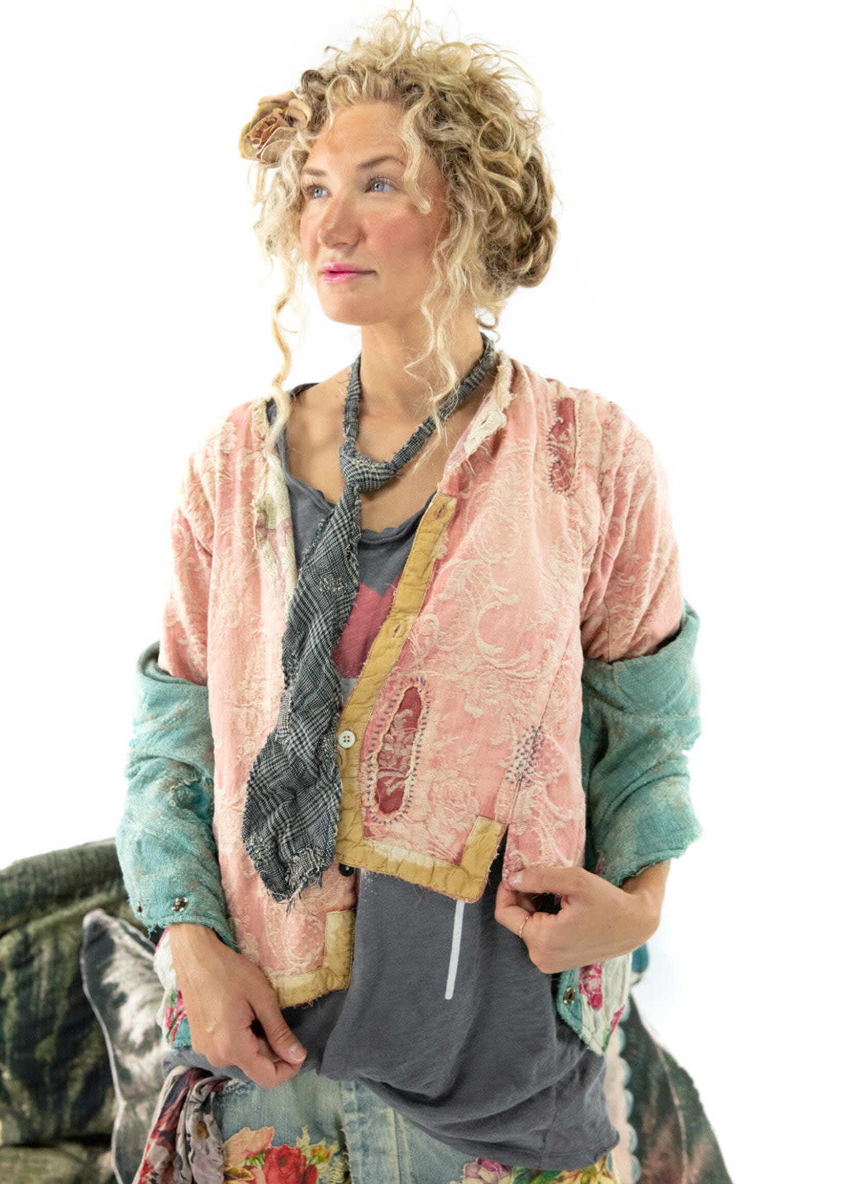 Magnolia Pearl Jacquard Sirsi Jacket Soleil En Rose 592