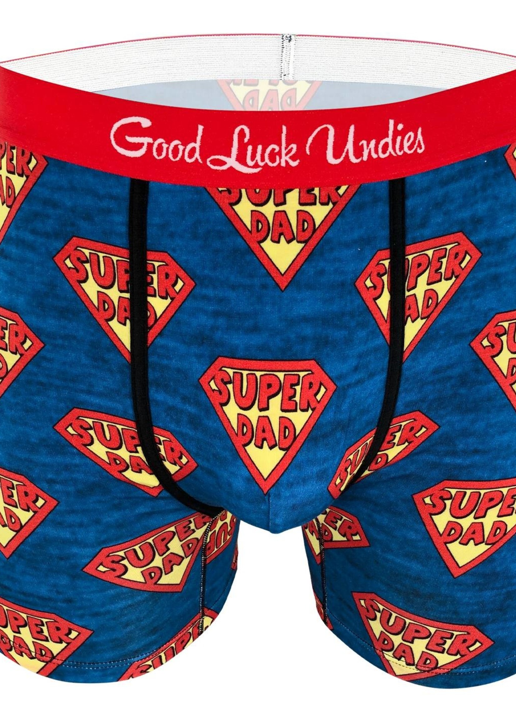 Good Luck Socks Super Dad Boxers