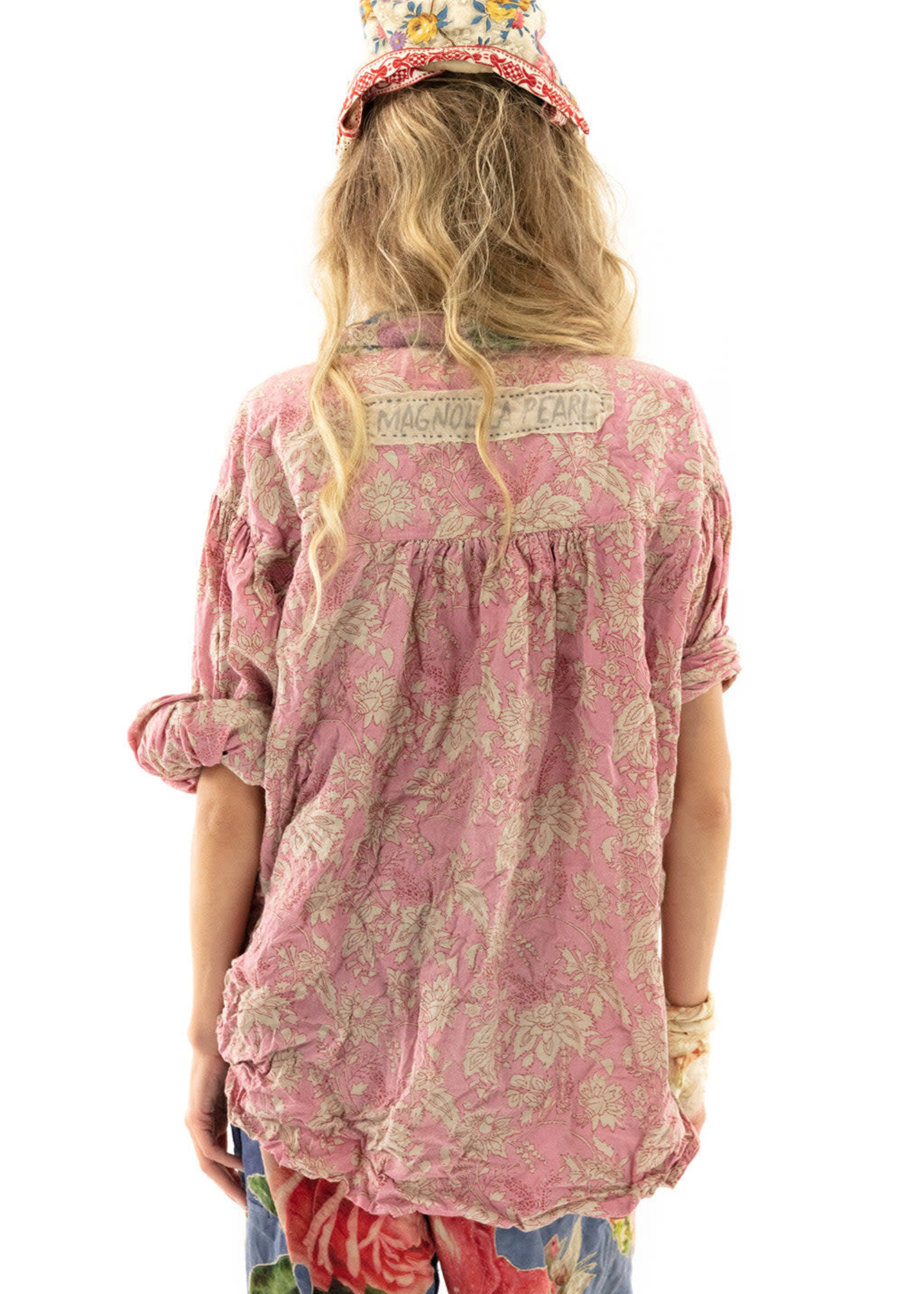 Magnolia Pearl Blockprint Tora Shirt Pere Top 1144