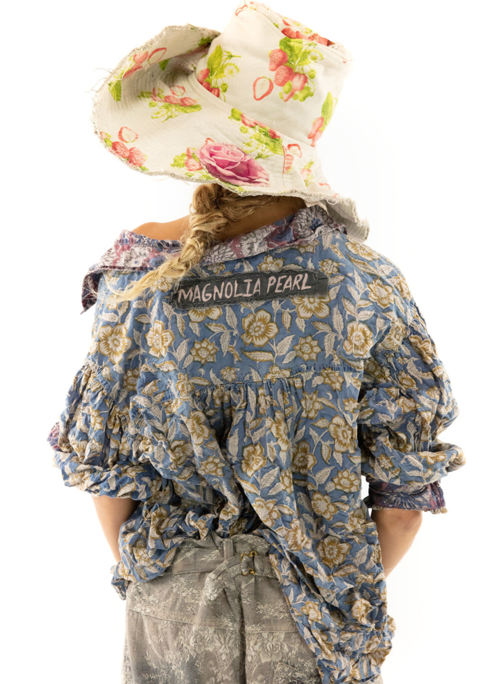 Magnolia Pearl Blockprint Tora Shirt Lazlo Top 1123