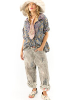 Magnolia Pearl Blockprint Tora Shirt Lazlo Top 1123