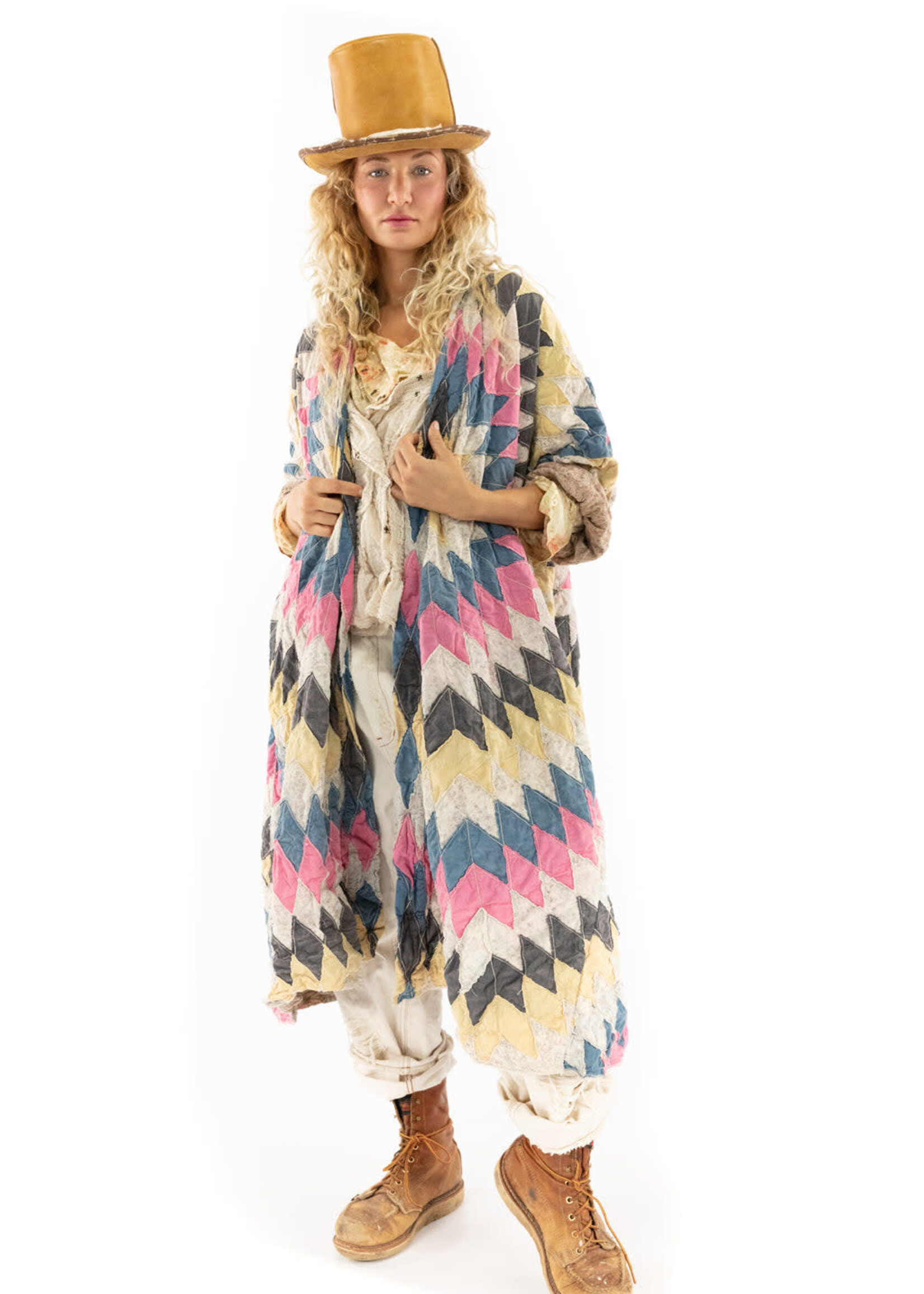 Magnolia Pearl Sitara Quiltwork Kimono Bird Rock Jacket 551