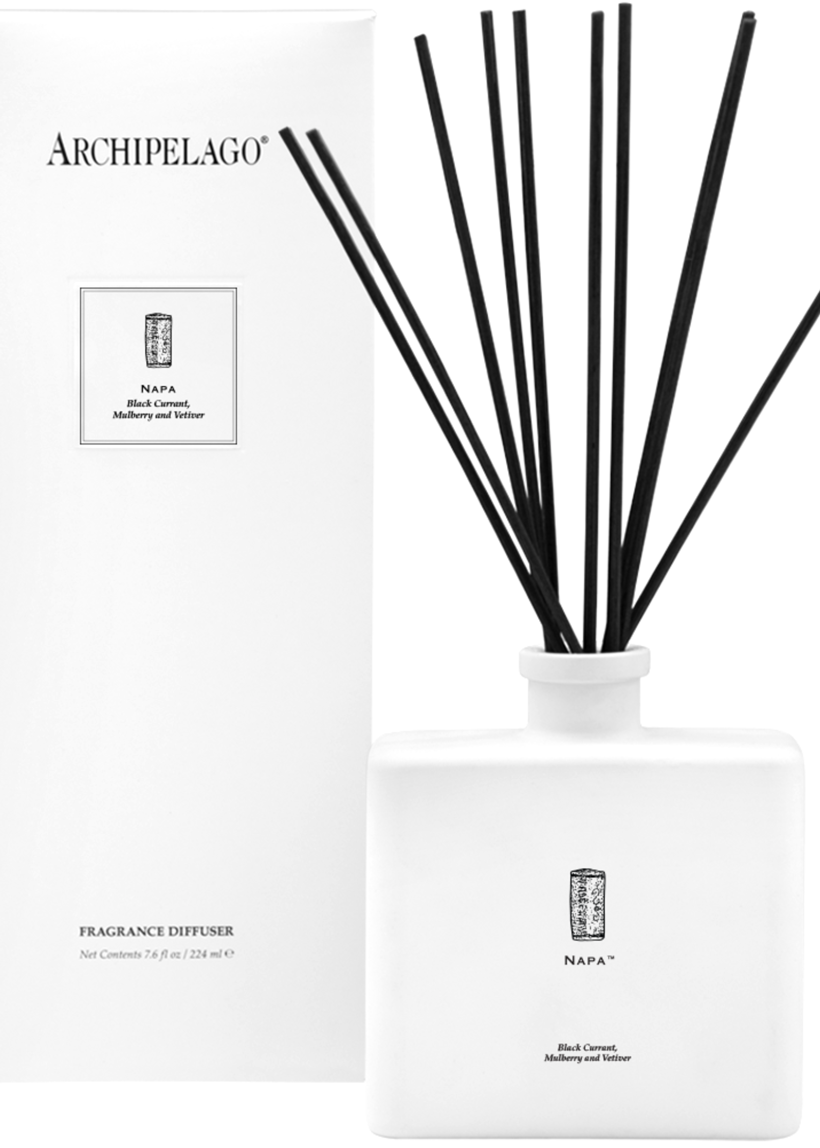 Archipelago Botanicals Napa Luxe Reed Diffuser