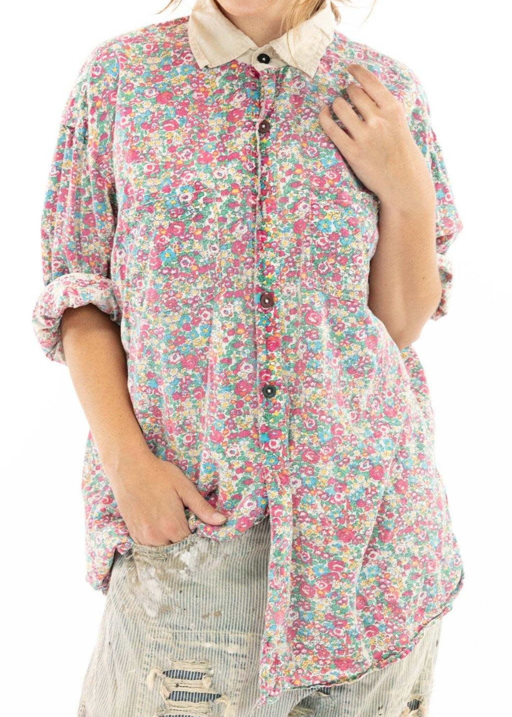 Magnolia Pearl Boyfriend Shirt Top1040 Clover