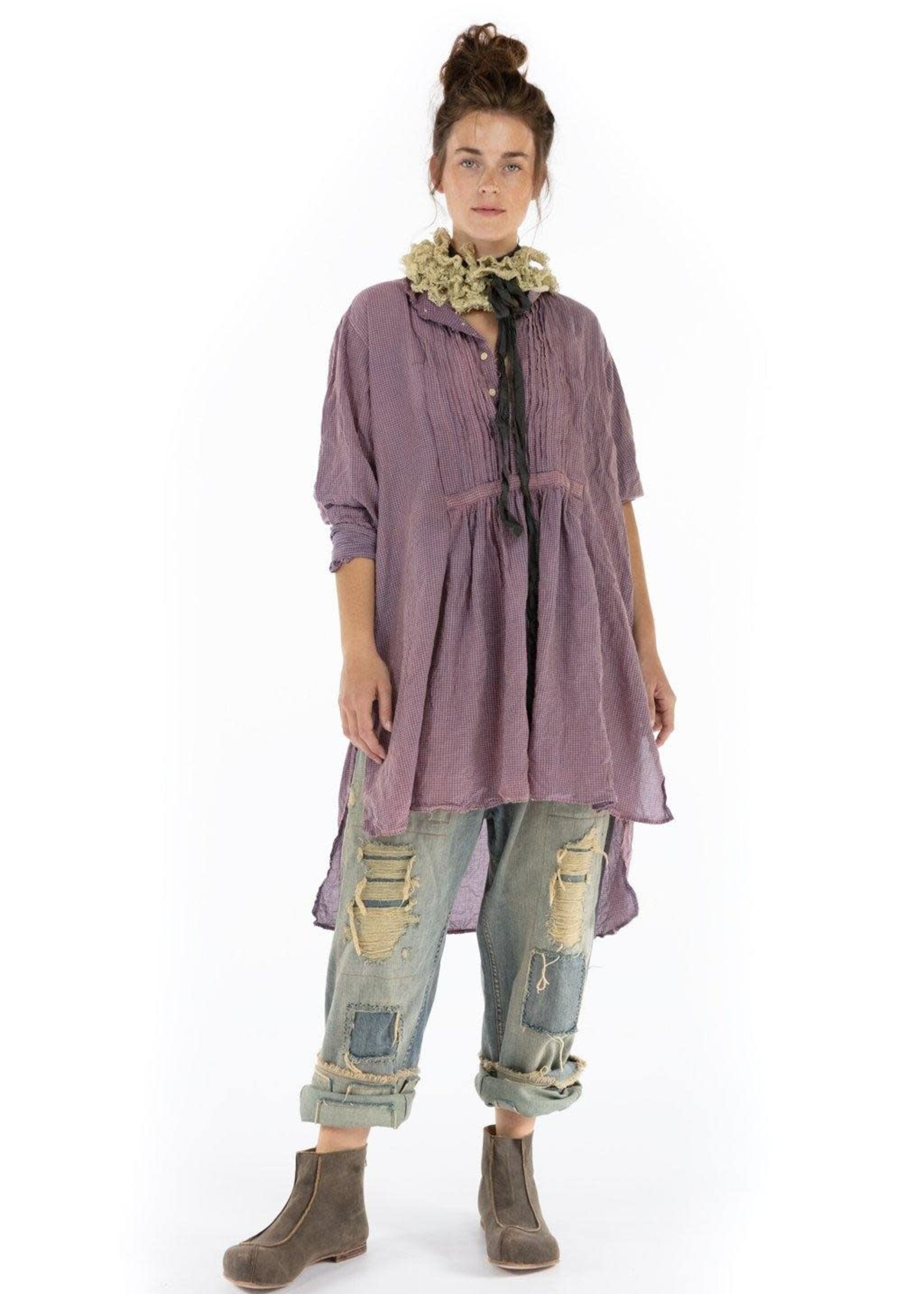 Magnolia Pearl Cordelia Night Shirt Top964 Pinot Noir