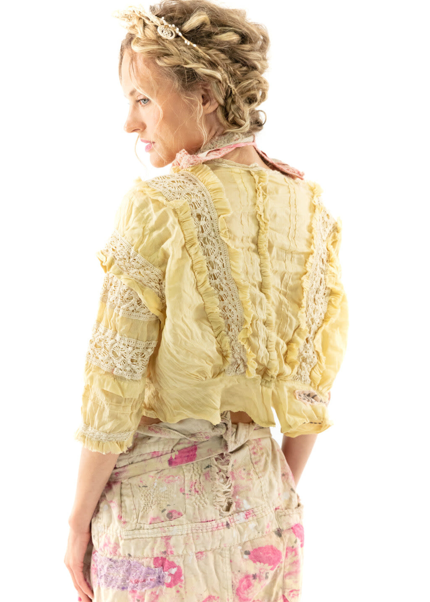 Magnolia Pearl Marburger Blouse Top1207 Daffodil