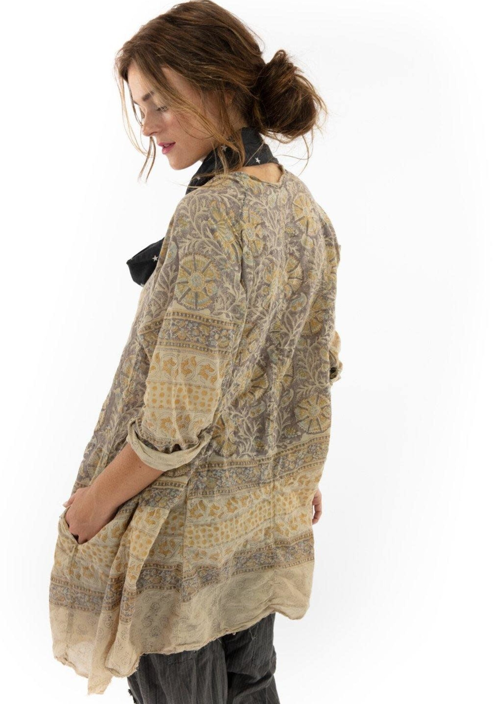 Magnolia Pearl Twill Blockprint Briar Top1045 Flower child