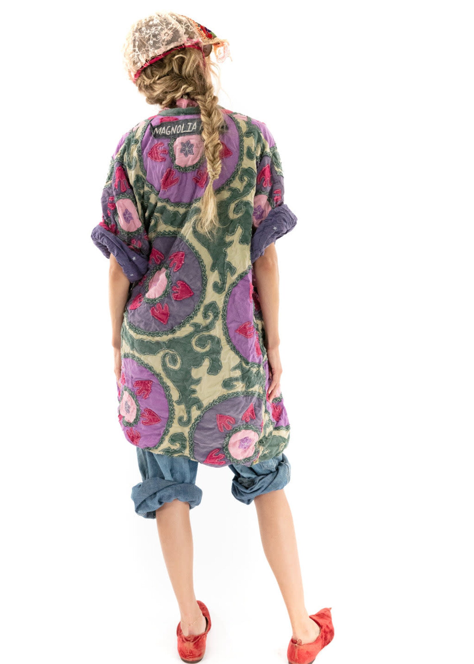 Magnolia Pearl Applique Hippie Coat Jacket587 Bazaar
