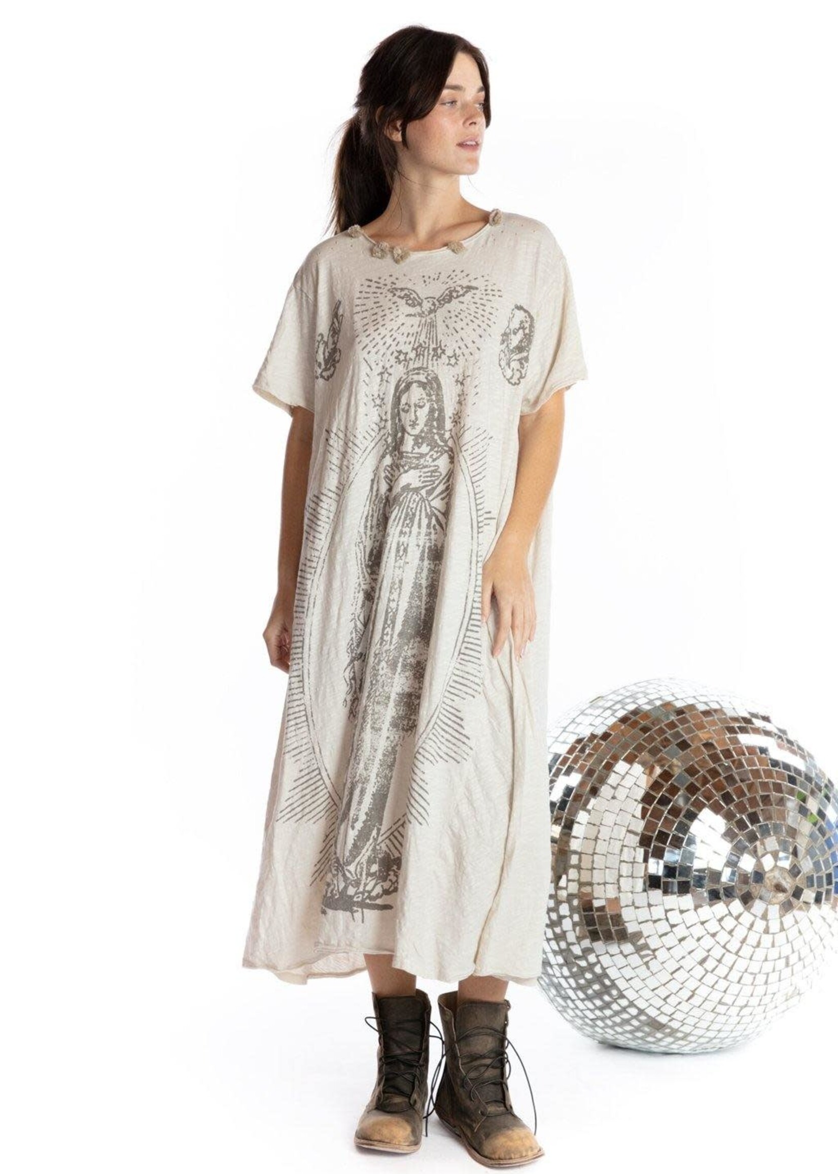 Magnolia Pearl Mary of Prosperity Tee Dress 713 Moonlight