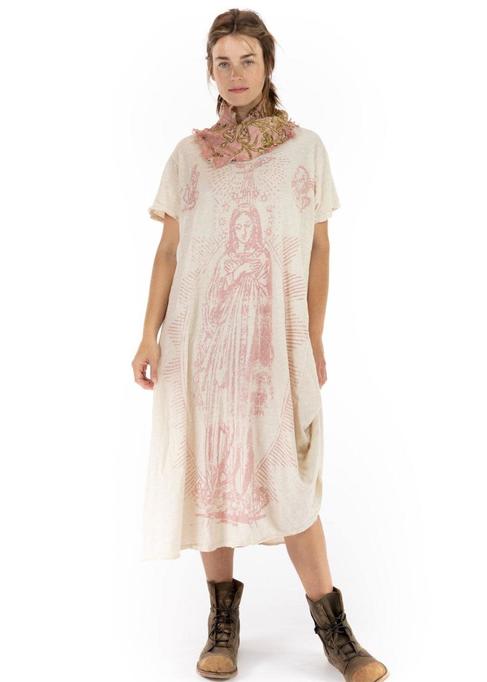 Magnolia Pearl Mary of Prosperity Tee Dress 713 Petal