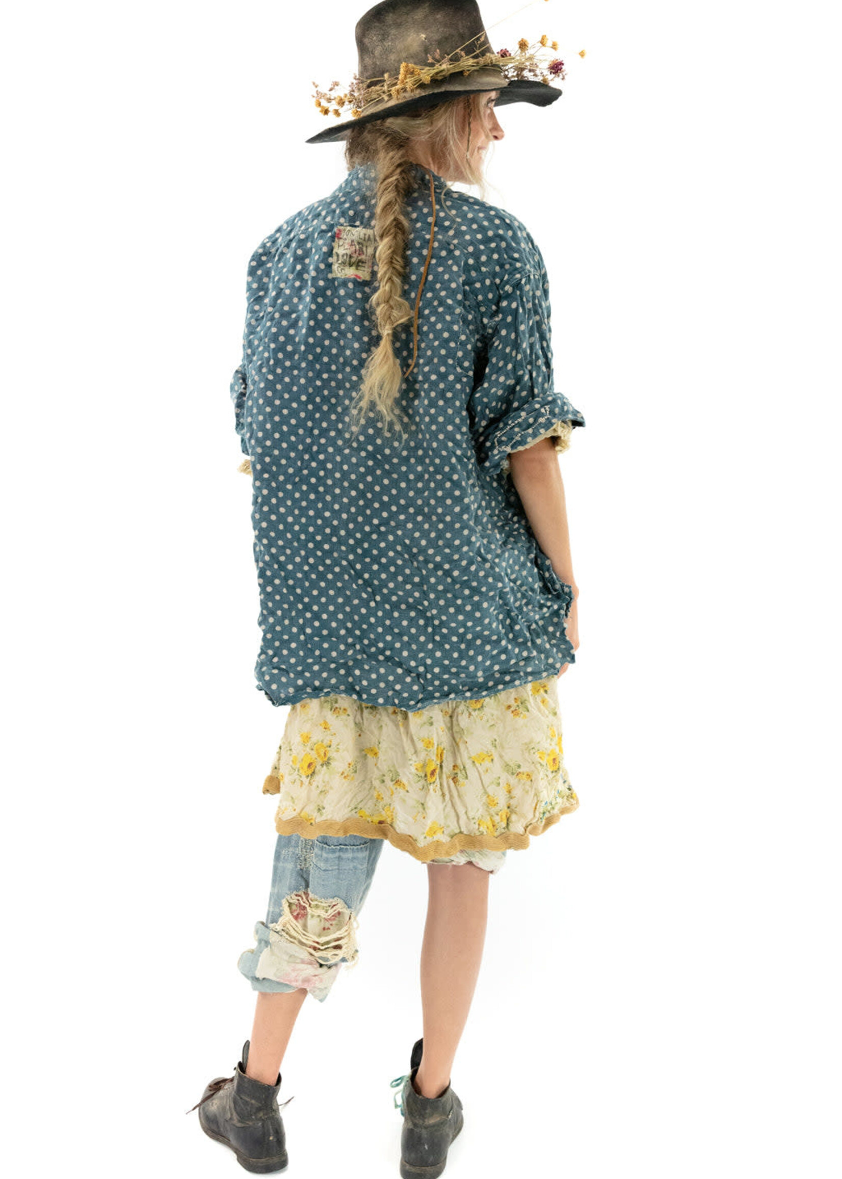 Magnolia Pearl Printed Adison Workshirt Top 1212 Threadgood