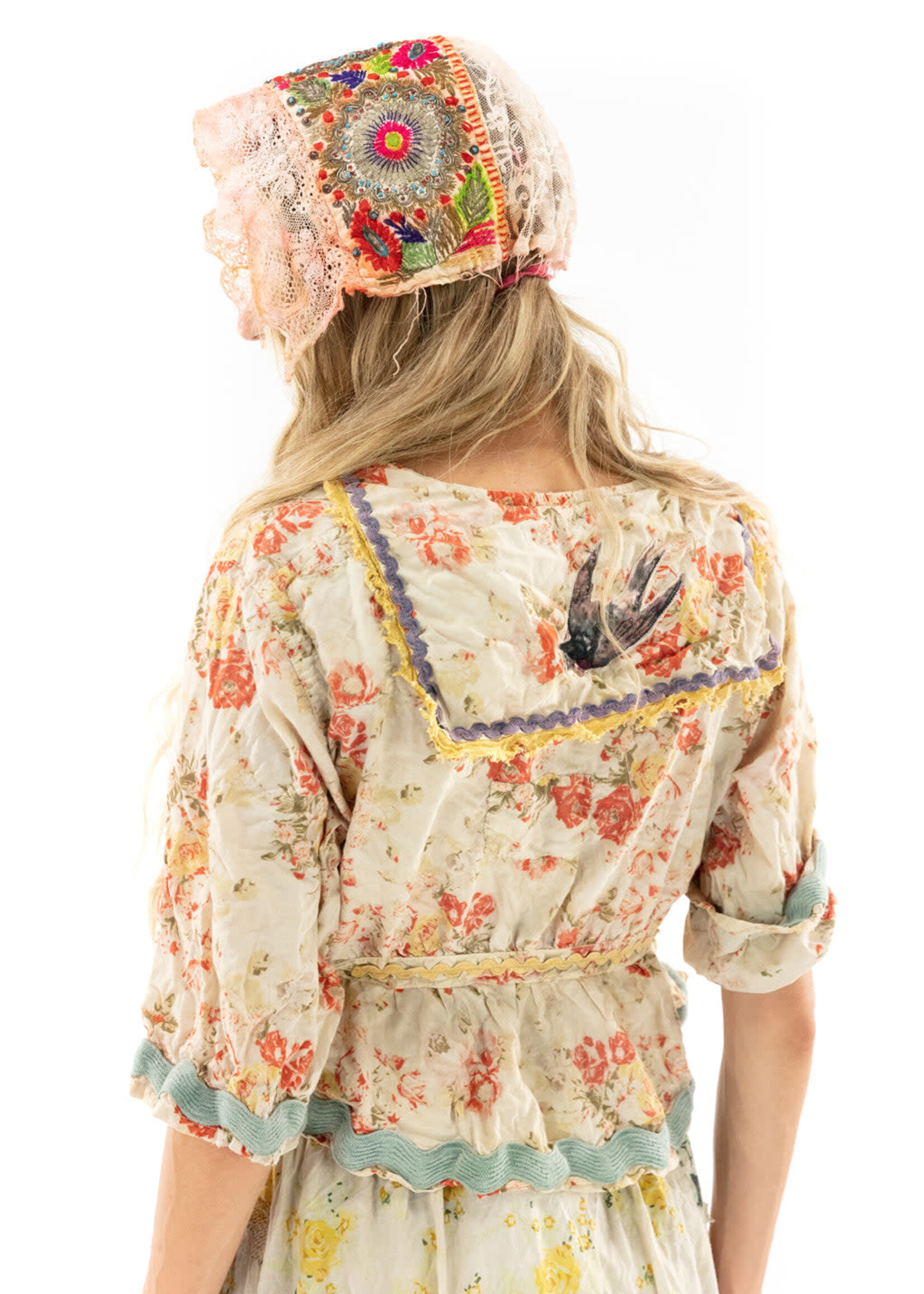 Magnolia Pearl Printed Millie Jo Blouse Top 1237 Sweetums One Size