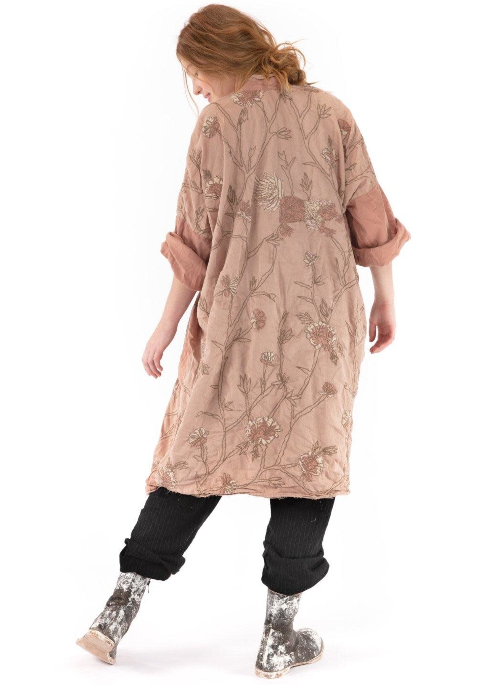 Magnolia Pearl Embroidered Lilikoi Kimono Jacket 479 Flower
