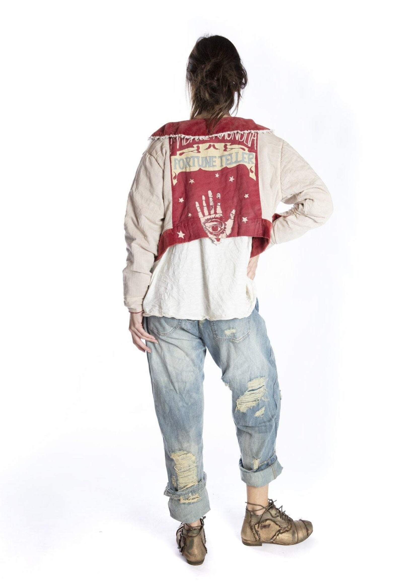 Magnolia Pearl Velvet Oracle Cropped Coat jacket 463 dorothy