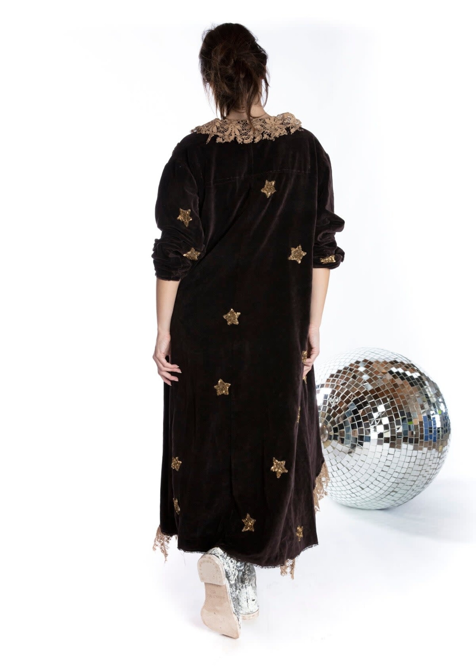 Magnolia Pearl Velvet Sequtar Applique Em Jacket 461 rooted