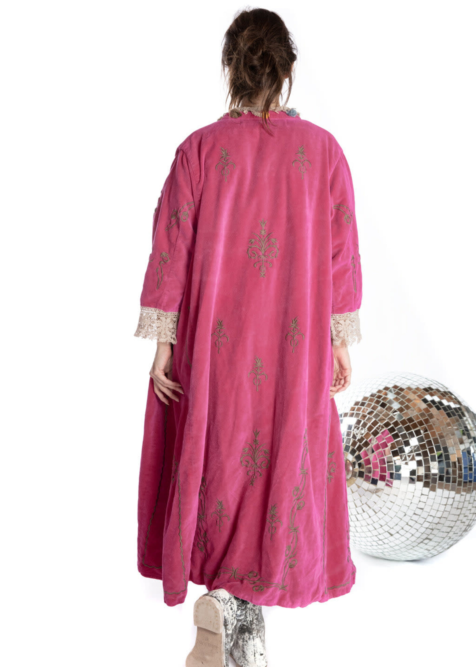 Magnolia Pearl Velvet Oleary Coat Jacket 438 Roza