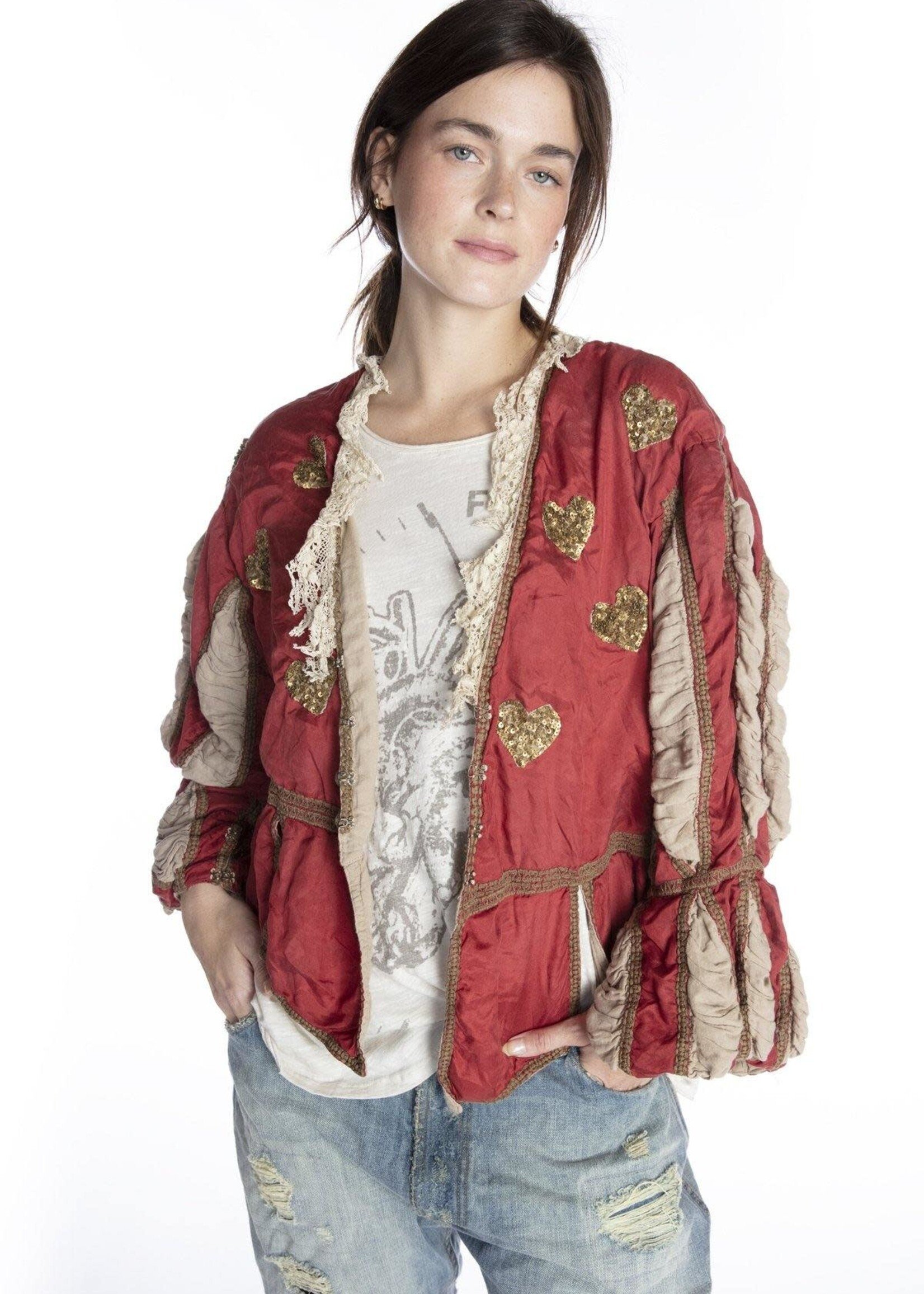 Magnolia Pearl Silk Cropped Monique Jacket 456 bastille
