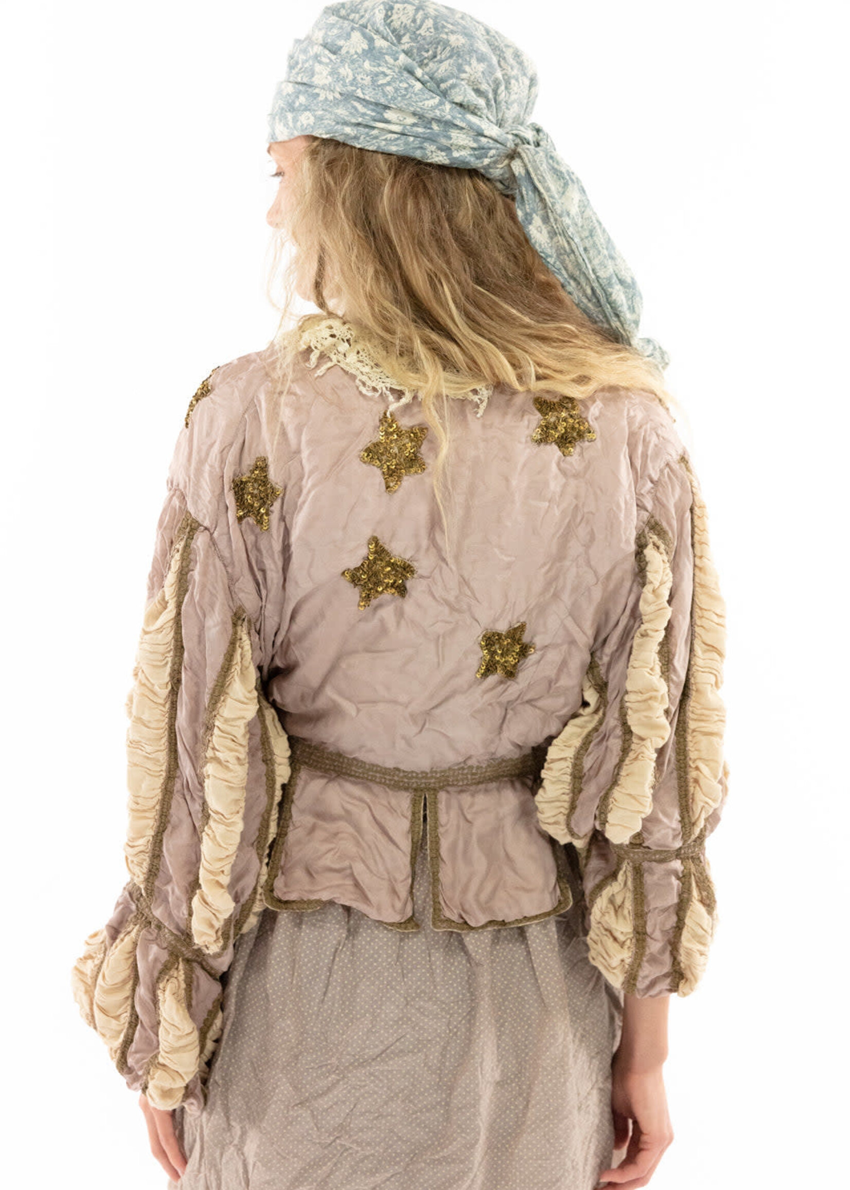 Magnolia Pearl MP Silk Cropped Monique Jacket 452 lilac One Size