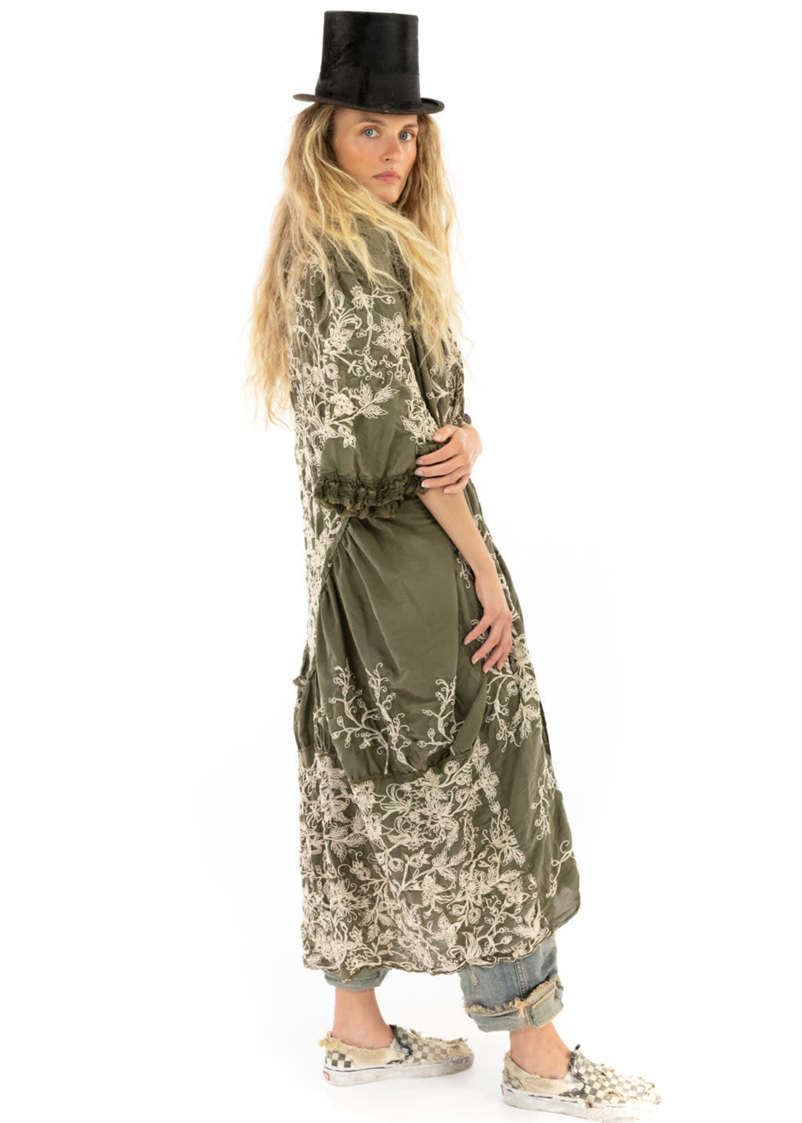 Magnolia Pearl Embroidered Emmali Kimono Jacket 476 Rainier