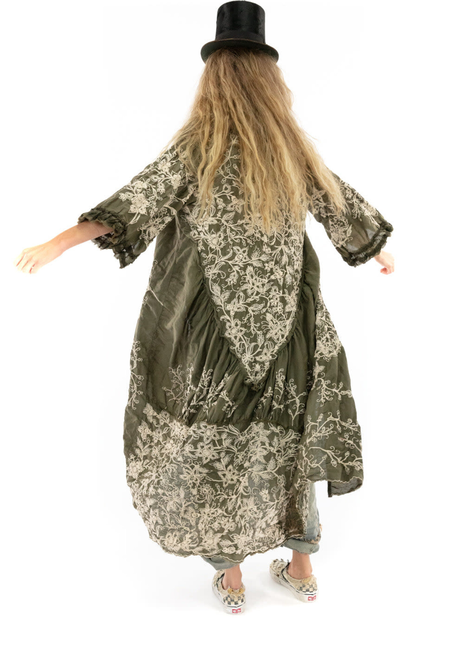 Magnolia Pearl Embroidered Emmali Kimono Jacket 476 Rainier