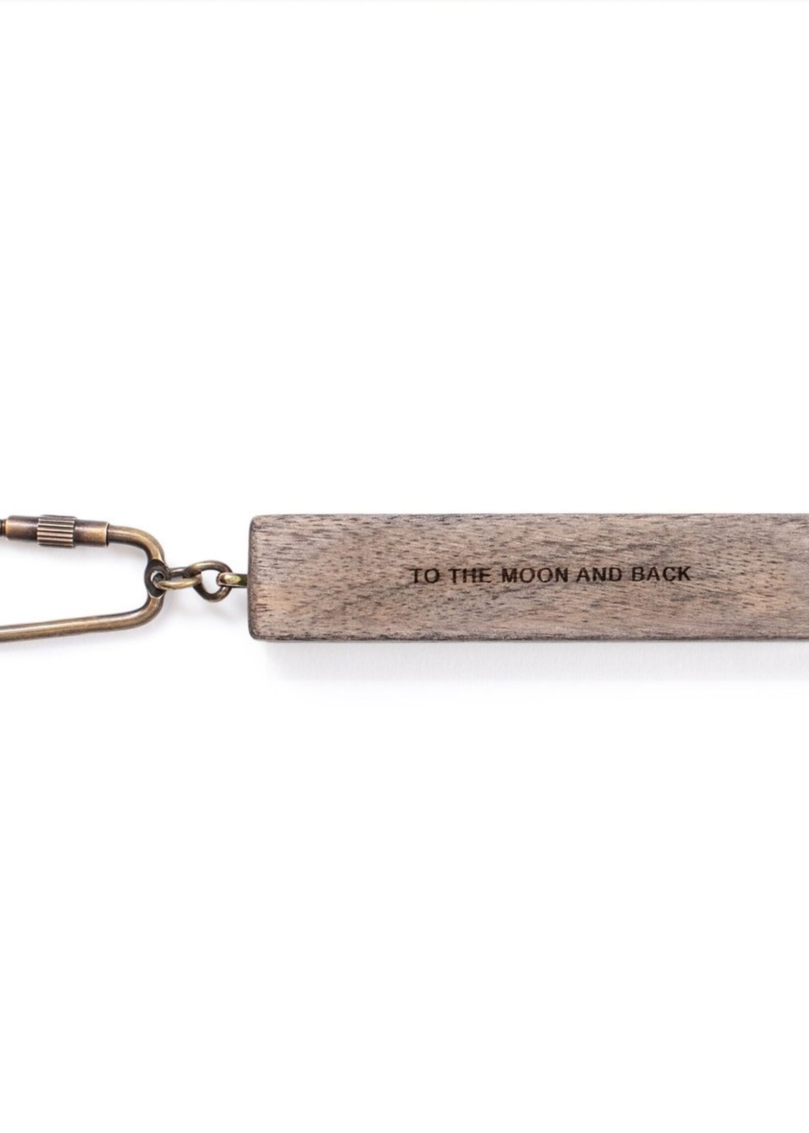 Sugarboo Sugarboo & Co Wood Quote Keychain