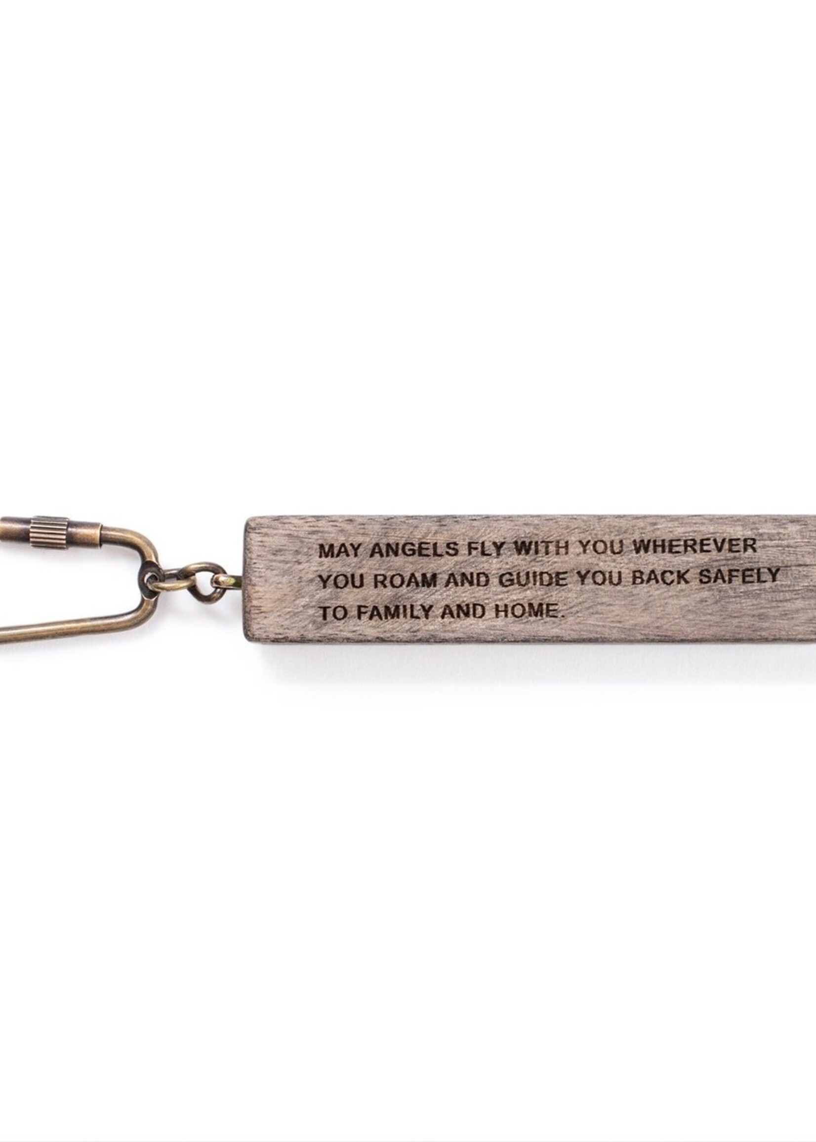 Sugarboo & Co. Sugarboo & Co Wood Quote Keychain
