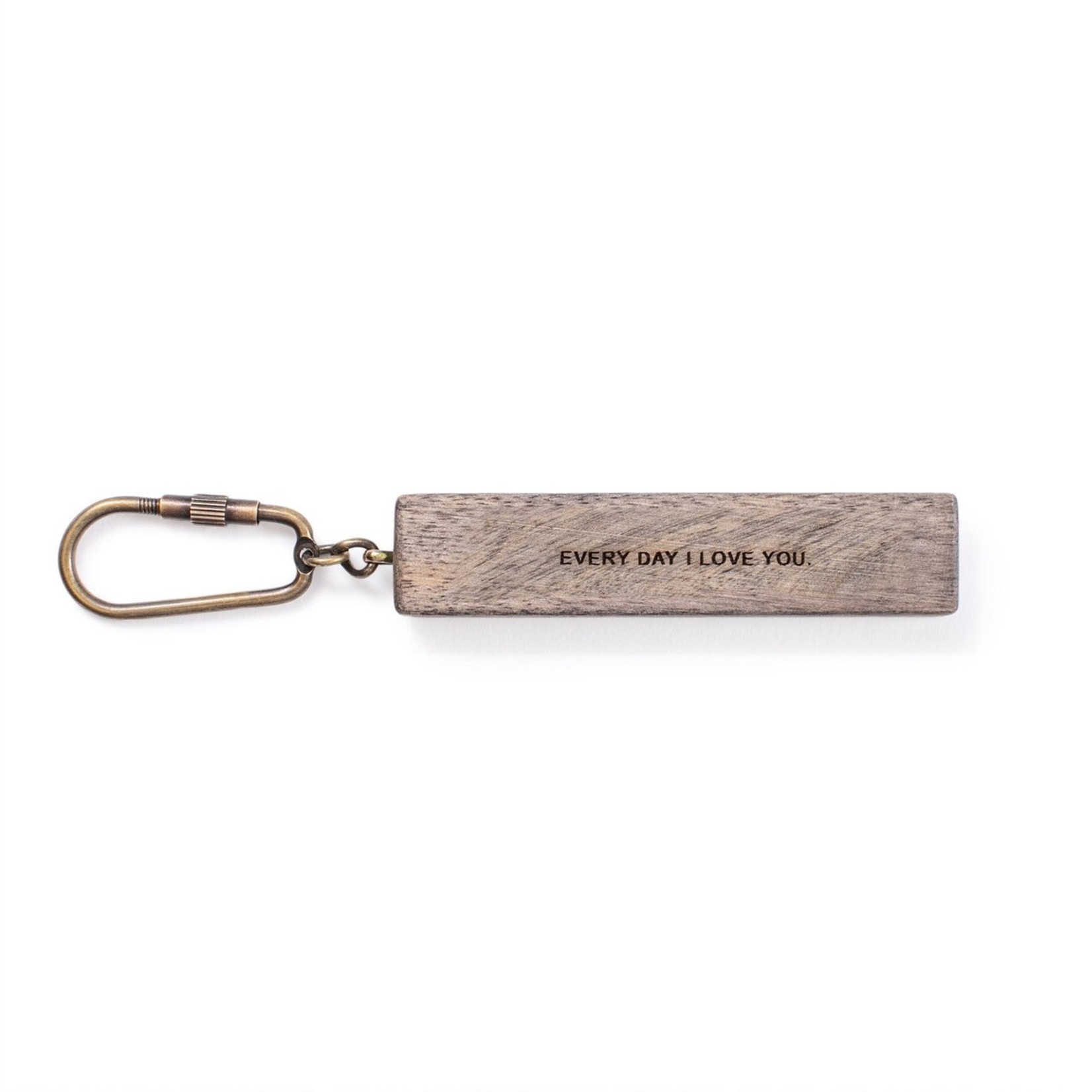 Sugarboo Sugarboo & Co Wood Quote Keychain