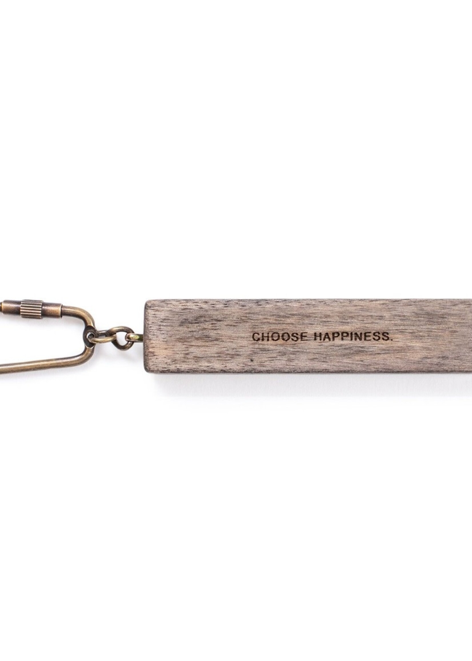 Sugarboo Sugarboo & Co Wood Quote Keychain