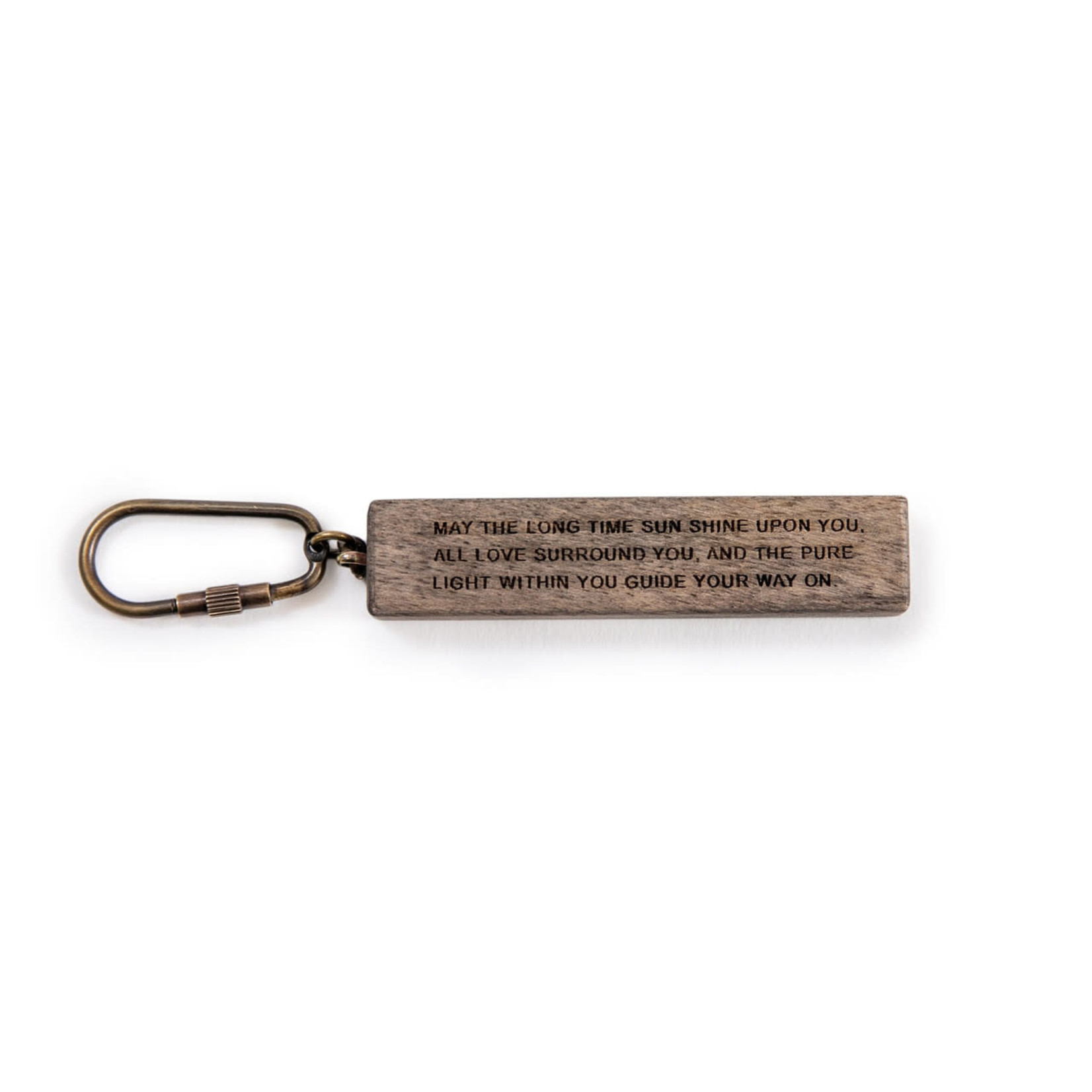 Sugarboo Sugarboo & Co Wood Quote Keychain