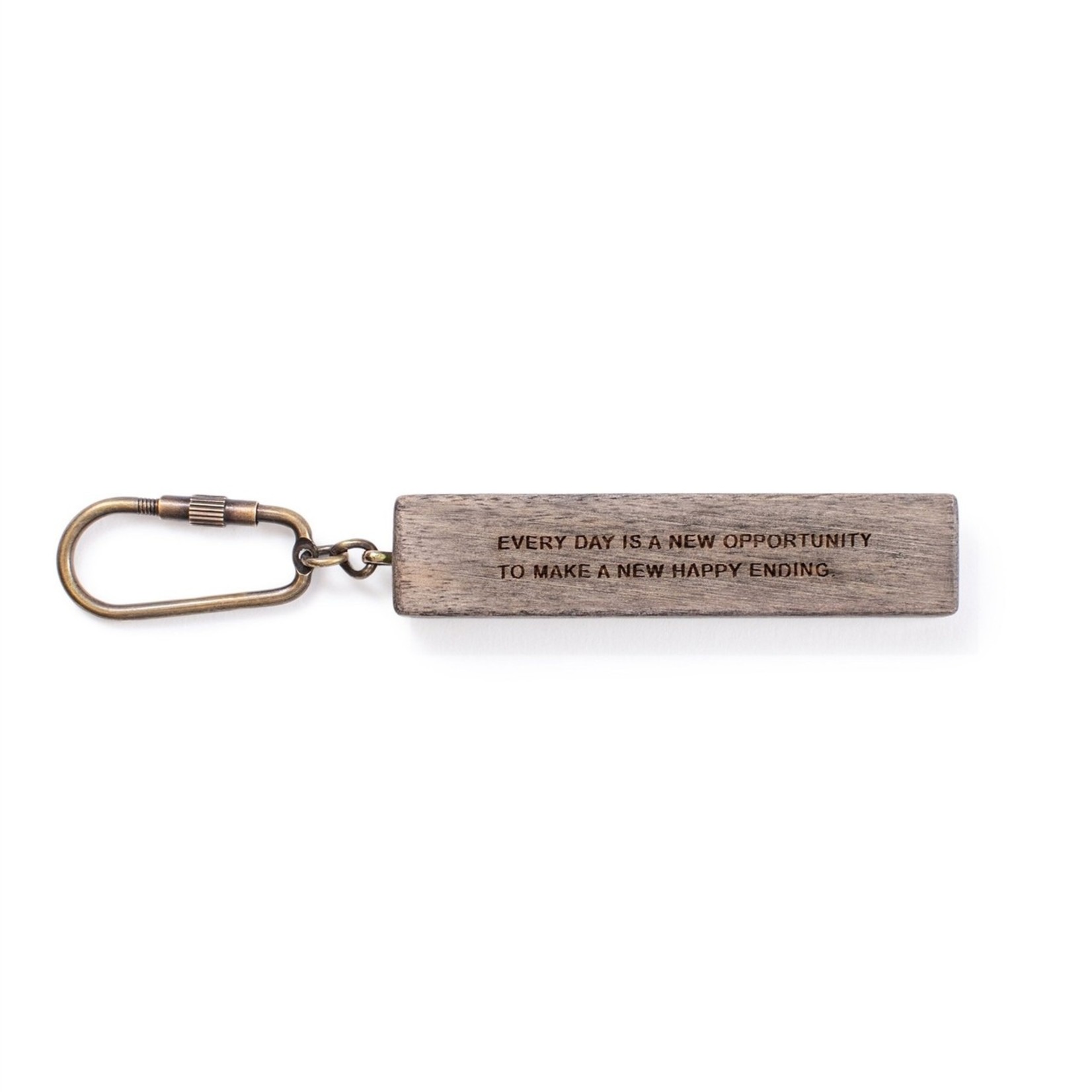 Sugarboo Sugarboo & Co Wood Quote Keychain