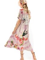Magnolia Pearl Tie Dye Applique Tee Dress 835 Juniper