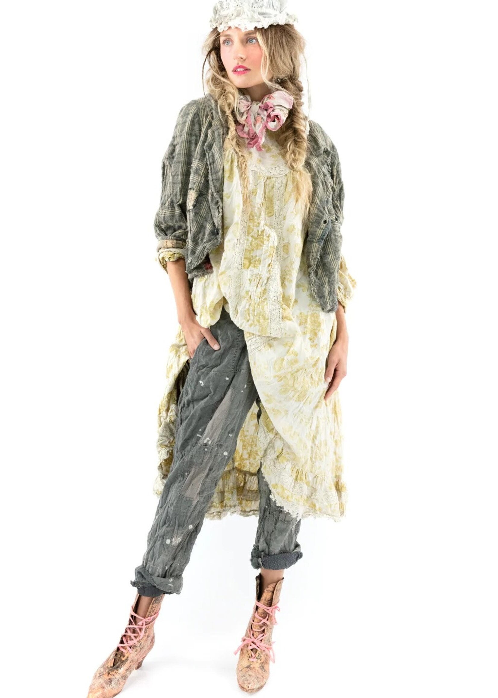 Magnolia Pearl Magnolia Pearl Clothing Cropped Kelley Coat Jacket 655 Ozias