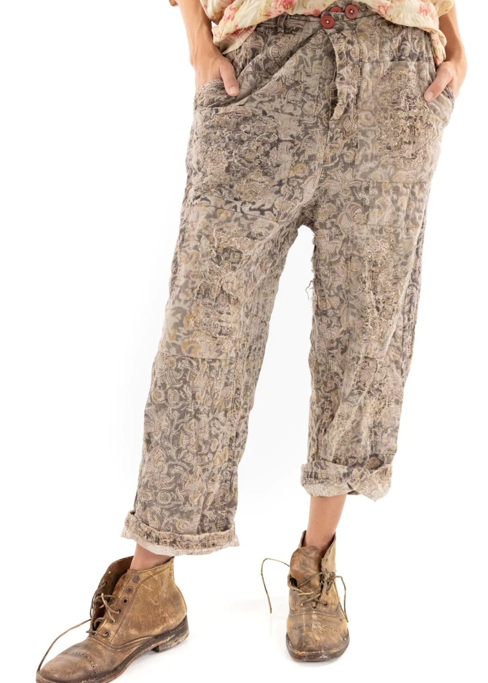 Magnolia Pearl Magnolia Pearl Clothing Blockprint Provision Trousers Pants 342 Kalamkari