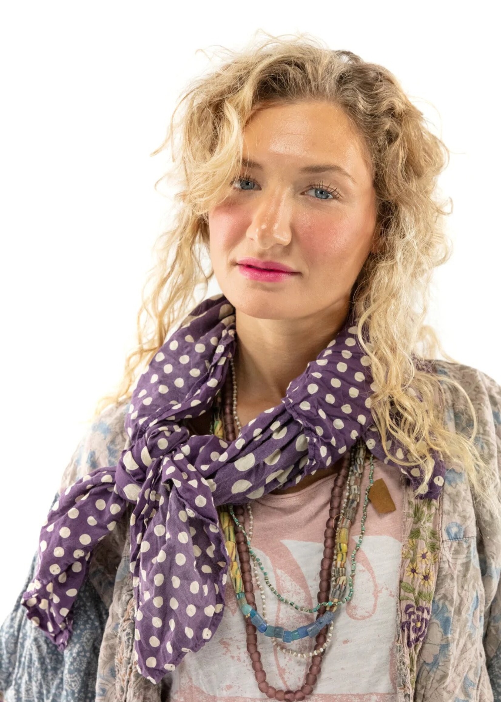 Magnolia Pearl Magnolia Pearl clothing Polka Dot Scarf 118 Urchin