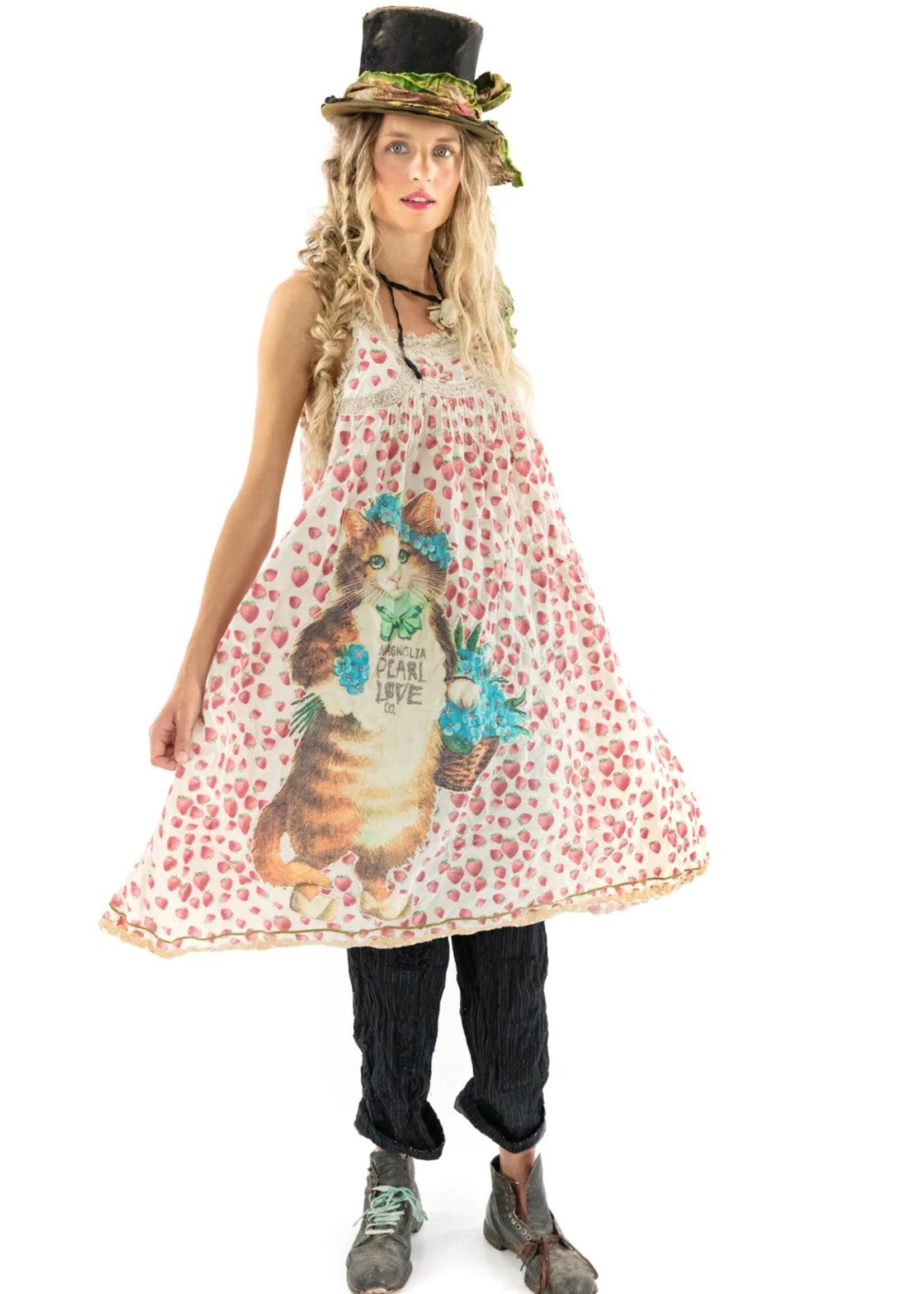 Magnolia Pearl Magnolia Pearl Clothing Kitty Cat Clementine Slip 140 Shortcake