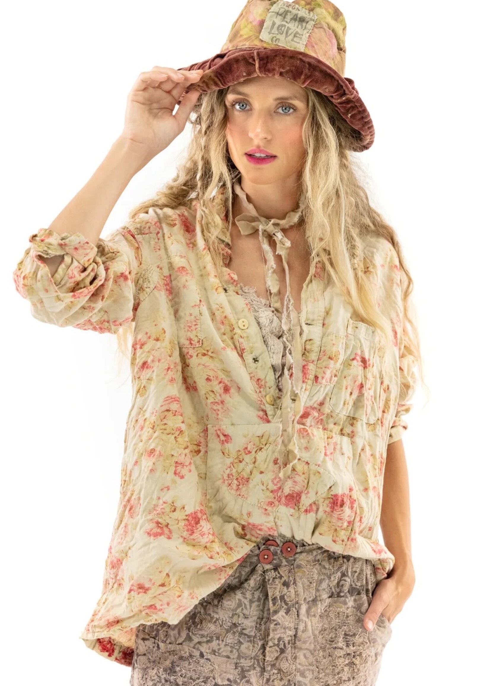 Magnolia Pearl Magnolia Pearl Clothing Raya Shirt top 1149 Mother Rose