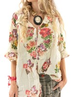 Magnolia Pearl Applique Freydis Shirt Top 1209 Moonlight