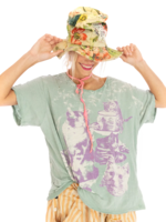 Magnolia Pearl Hours Are Roses Cat Collage Tee Top 1326 Pennyroyal