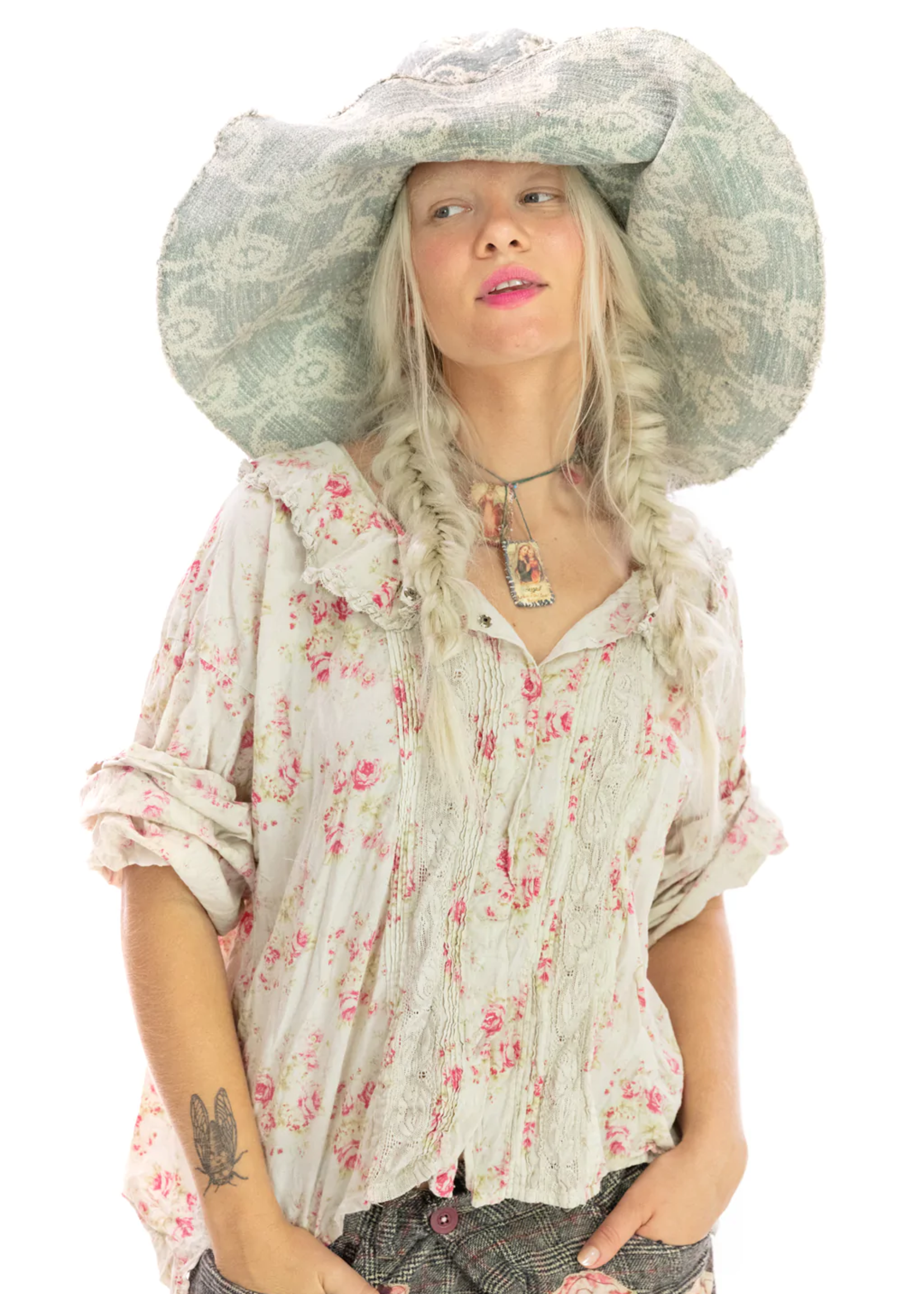 Magnolia Pearl Ana Lucia Layering Blouse Top 1276 Cottage
