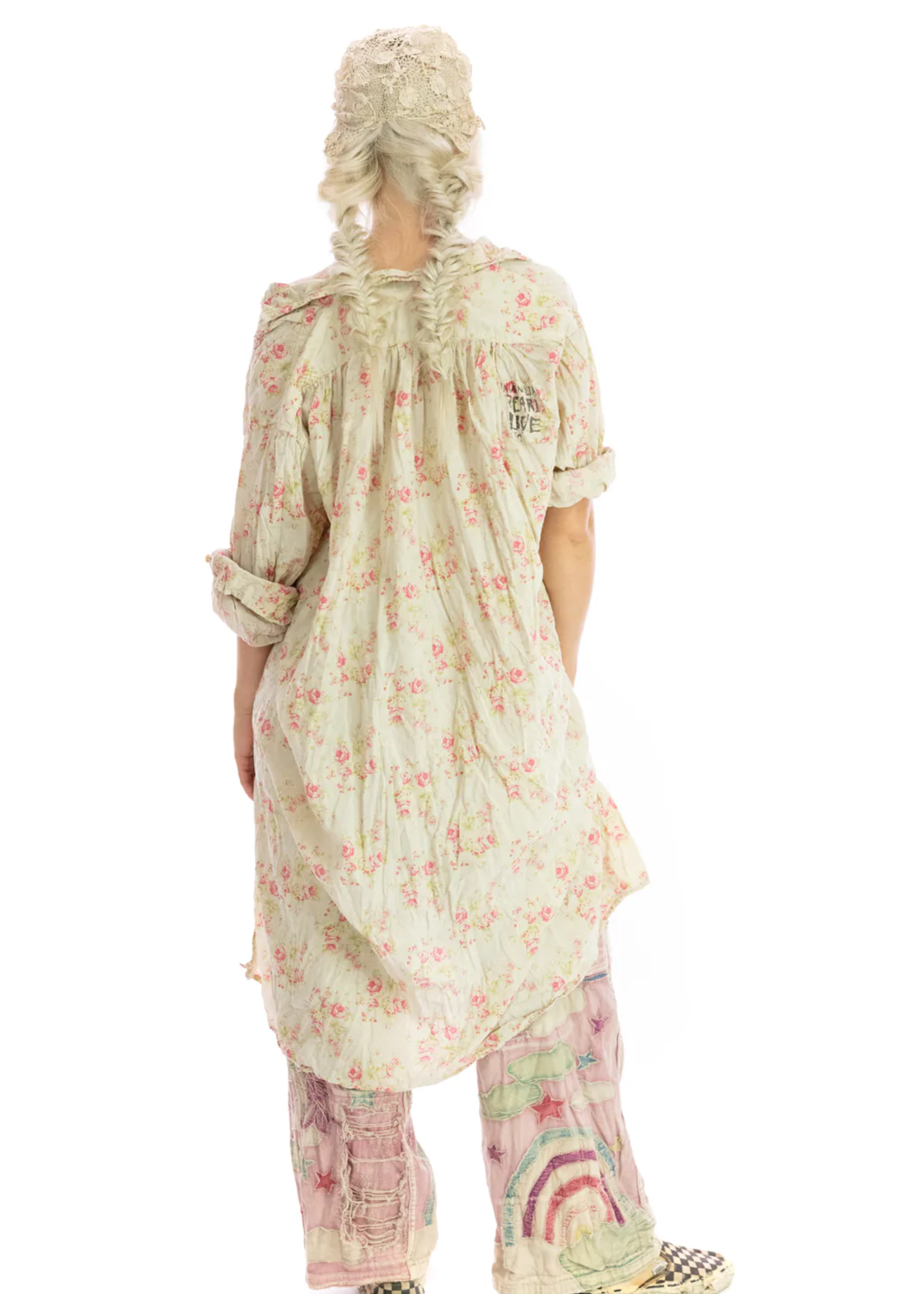 Magnolia Pearl Print Cordelia Night Shirt Top 1148 Lake Roses One Size