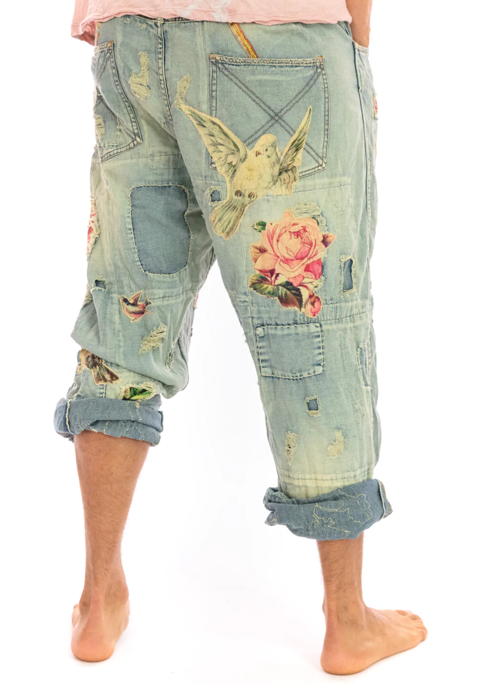 Magnolia Pearl Birdlover Miner Denims Pants 415 Washed Indigo