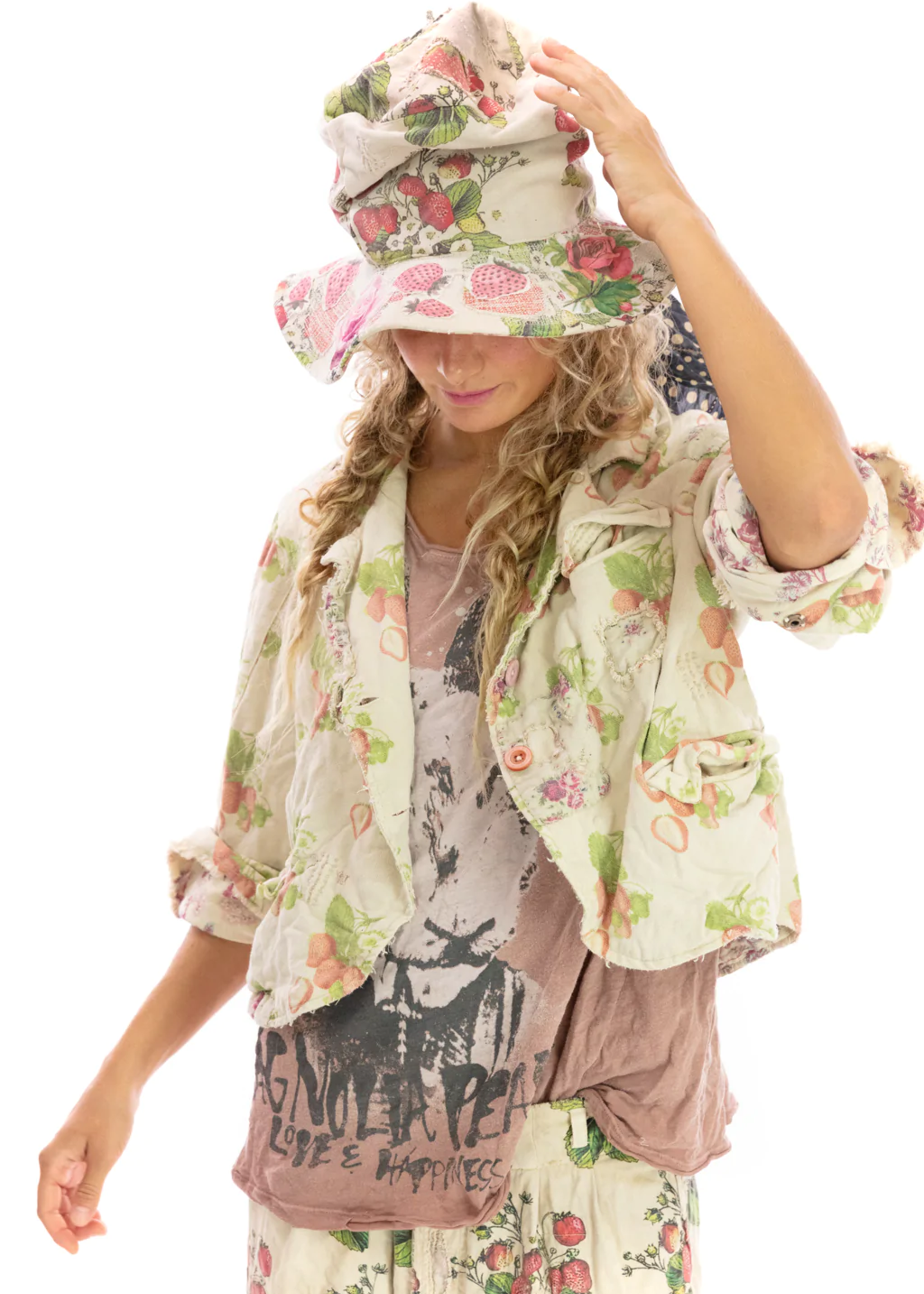 Magnolia Pearl Fredina Jacket 658 La Fraise Strawberry One Size