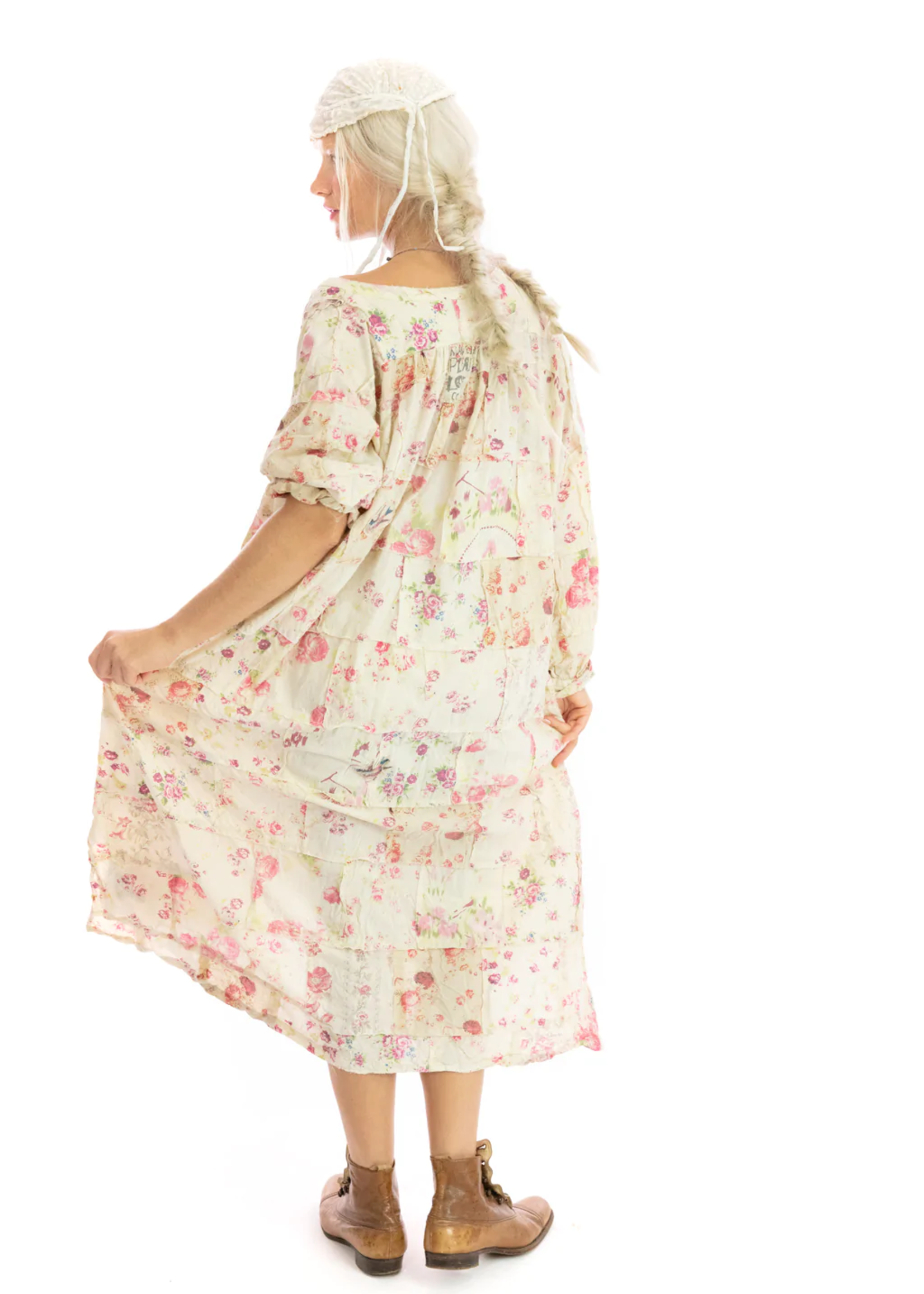 Magnolia Pearl Floral Patchwork Prairie Dress 865 Starling Rose