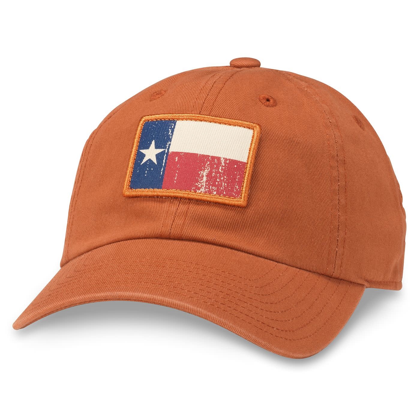 Texas Lonestar Patch Hat Baseball Cap Orange The Periwinkle Shoppe