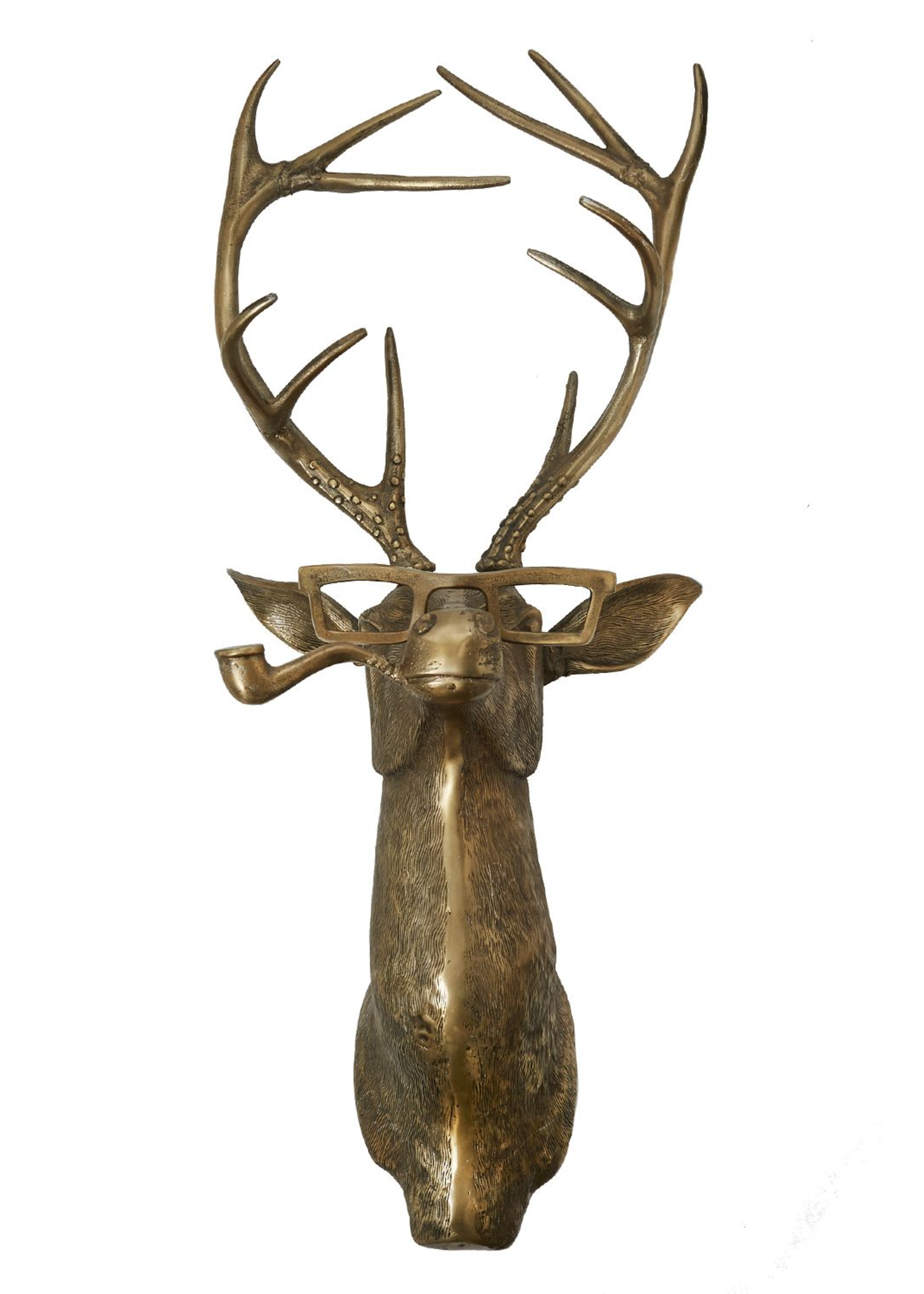 E+E Frankie Deer Head w/glasses wall mount
